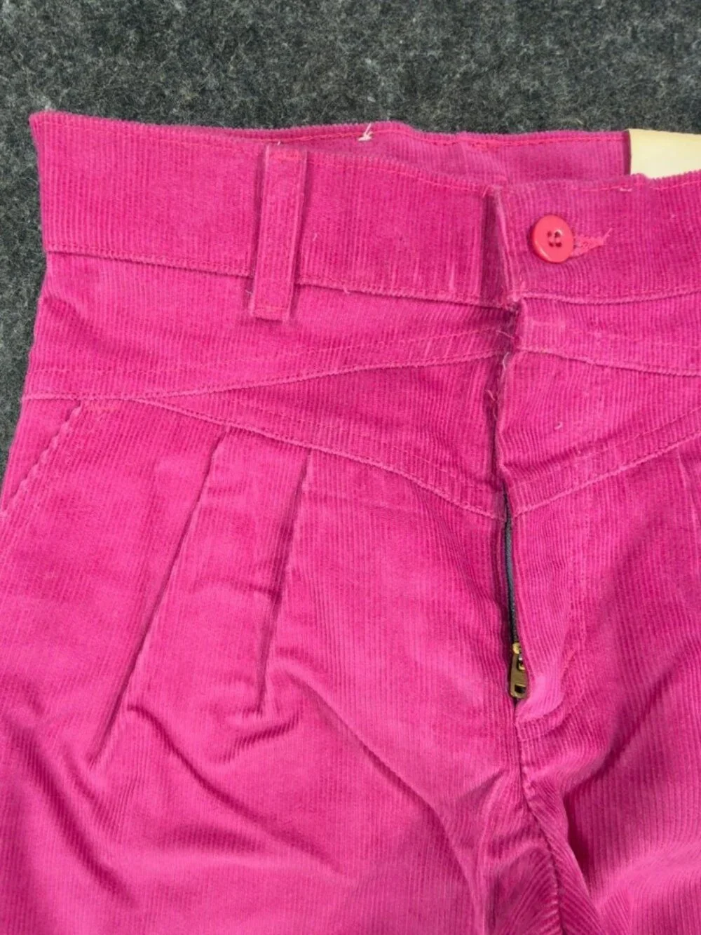 Levi's Corduroy Pants Girls 12 Pink Cotton Blend Regular Vintage 90s Made in USA
